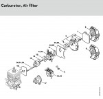 Stihl SH 85-DZ Catalytic Converter Muffler with Spark Arrestor Vacuum Shredder Spare Parts